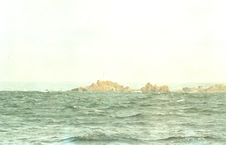 La Corbière lighthouse on the south-west corner of Jersey