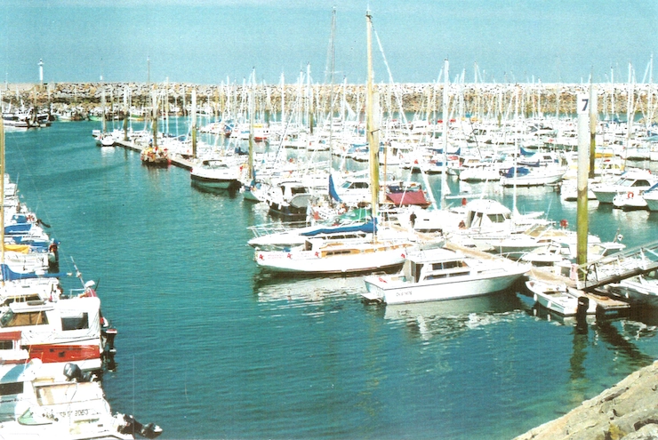 The vast marina at St Quay